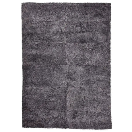 Tæppe af Premium NZ kort krøllet lammeskind, 250x350, Antracit