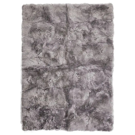 Tæppe af Premium NZ lammeskind, 170x240, Lysegrå