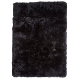 Tæppe af Premium NZ langhåret lammeskind, 200x300, Sort