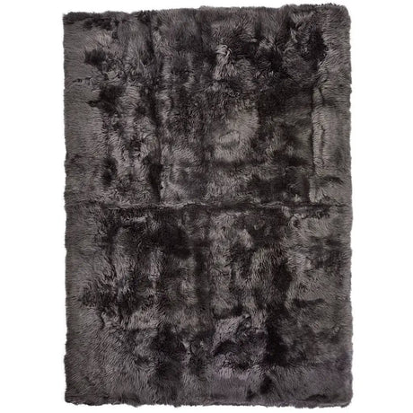 Tæppe af Premium NZ langhåret lammeskind, 200x300, Steel