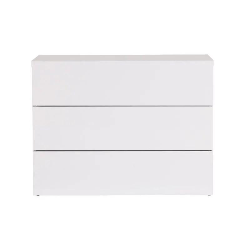 Temahome Aurora Kommode - Hvid m/3 skuffer