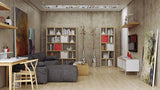 Temahome Berlin Reol - Hvid 70x198