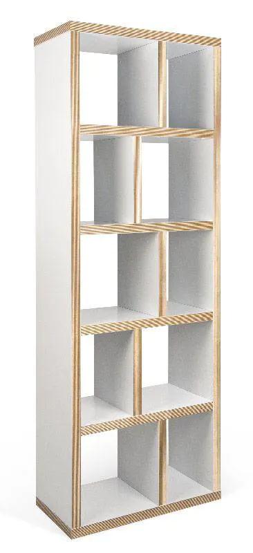 Temahome Berlin Reol - Hvid 70x198