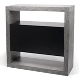 Temahome Detroit Højskænk - Grå beton-look B109