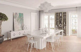Temahome Dusk Spisebord - Hvid højglans 130x130