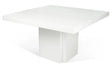 Temahome Dusk Spisebord - Hvid højglans 130x130