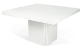 Temahome Dusk Spisebord - Hvid højglans 130x130