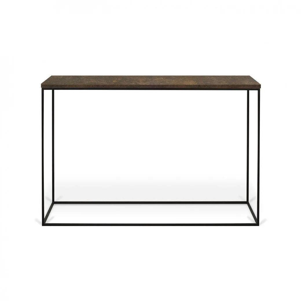Temahome Gleam Konsolbord - Rust/Sort
