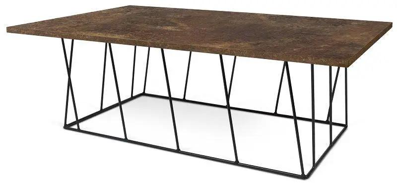 Temahome Helix Sofabord - Brun m/sort stel