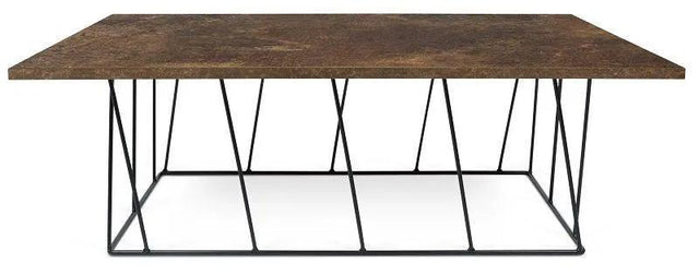 Temahome Helix Sofabord - Brun m/sort stel