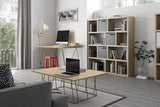 Temahome Helix Sofabord - Lys træ m/sort stel
