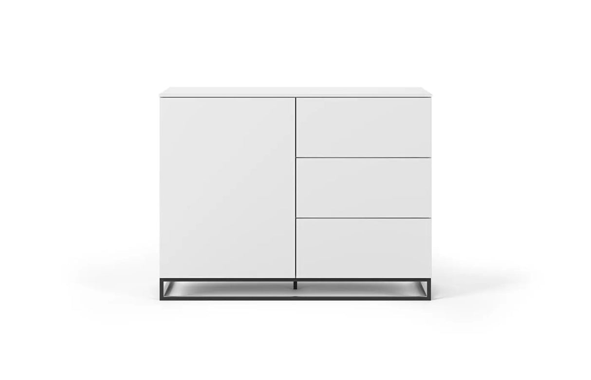 Temahome Join 120H2 Skænk - Hvid/Sort