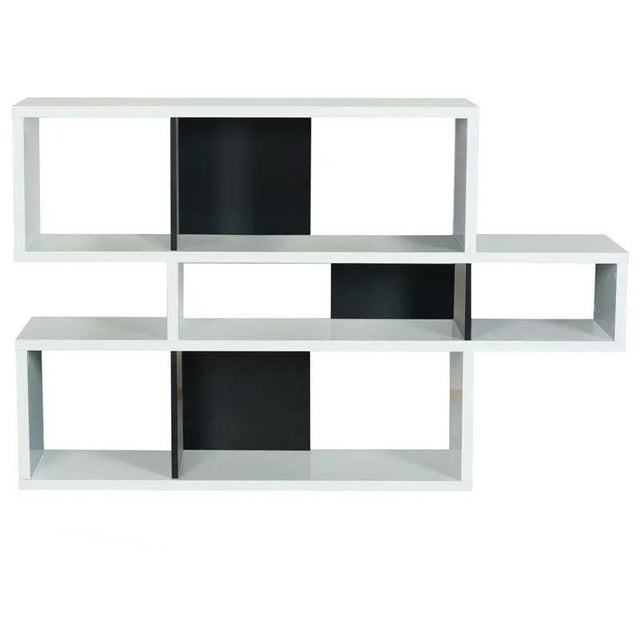 Temahome London Reol - Hvid/Sort H:100