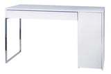 Temahome Prado Skrivebord - Hvid m/krom ben