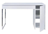 Temahome Prado Skrivebord - Hvid m/krom ben