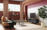 Temahome Radio Tvbord - Valnøddefinér/Sort