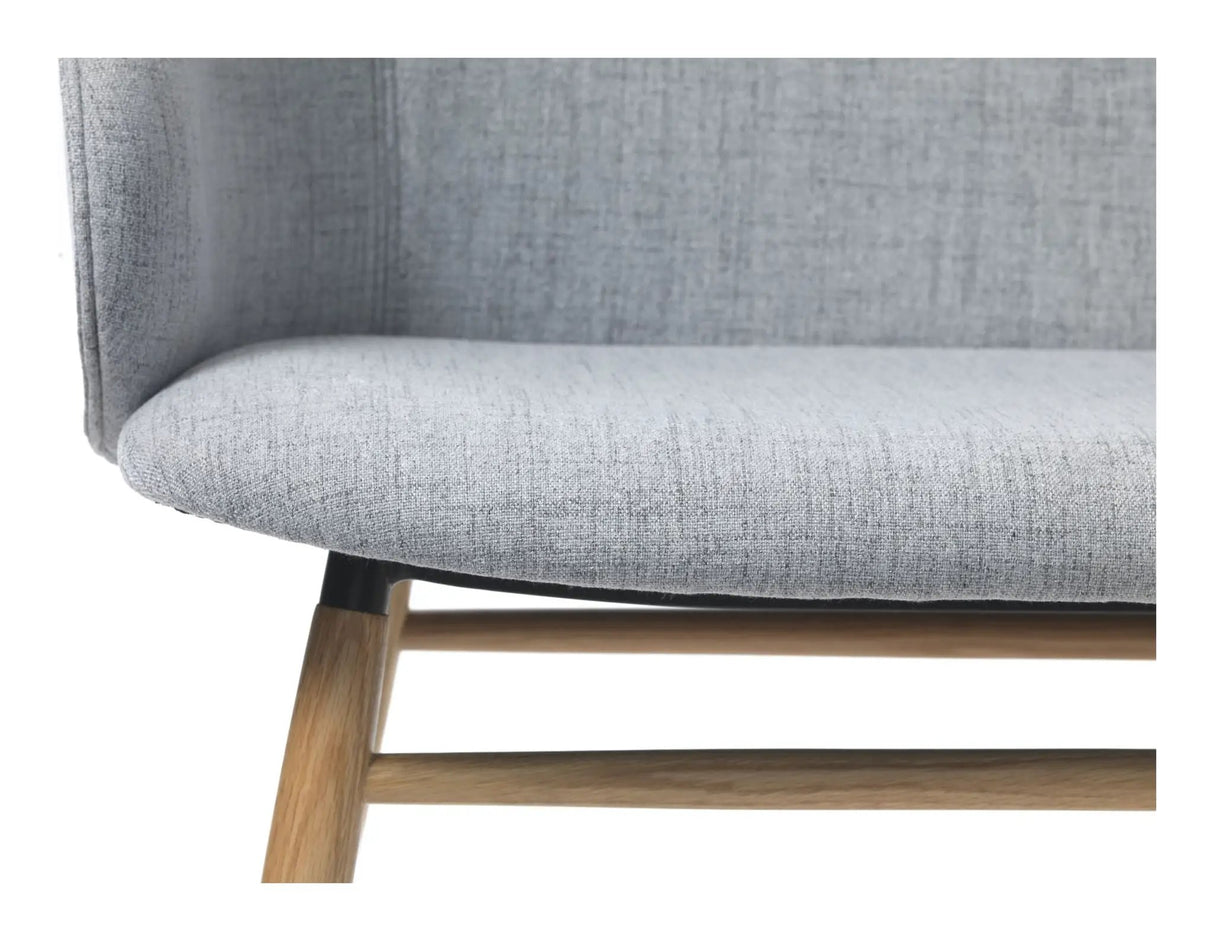 Teno Sofabænk, Lysegrå, B:120