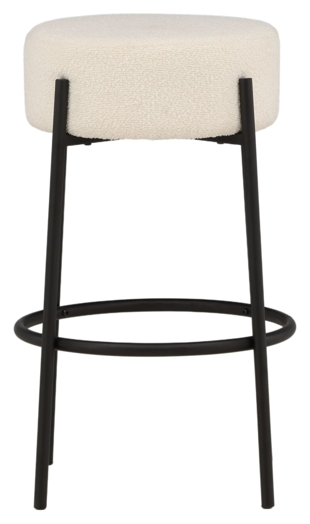 Tucson Barstol, large - Hvid Bouclé - Unoliving.com
