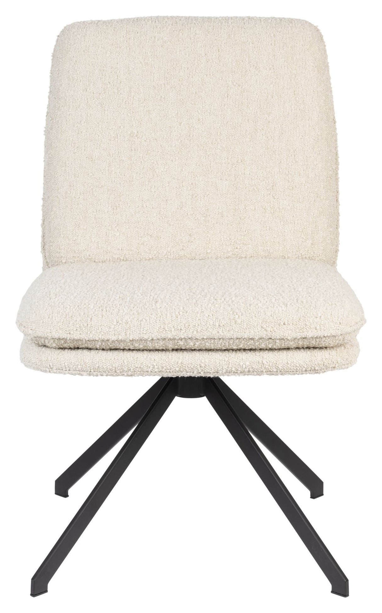 Tyler Spisebordsstol m. drejefod, Hvid Teddy - Unoliving.com