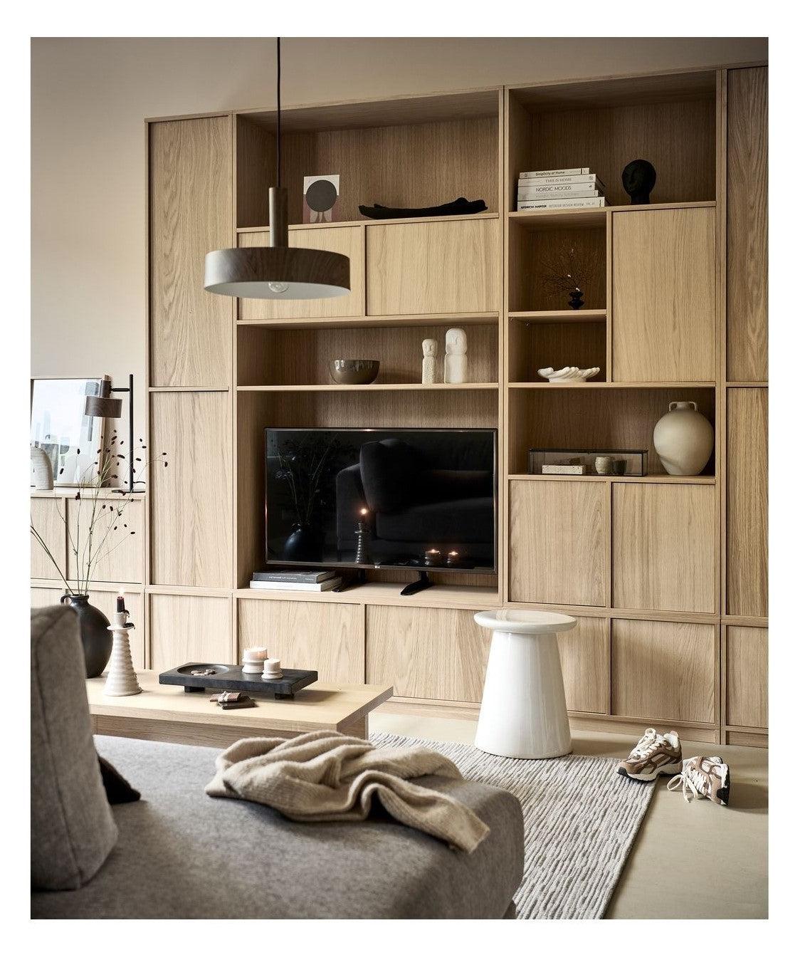 Underskab i egetræsfiner på 110x40 cm