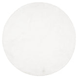 Undra Viscose Tæppe, Ø200 - Hvid - Unoliving.com