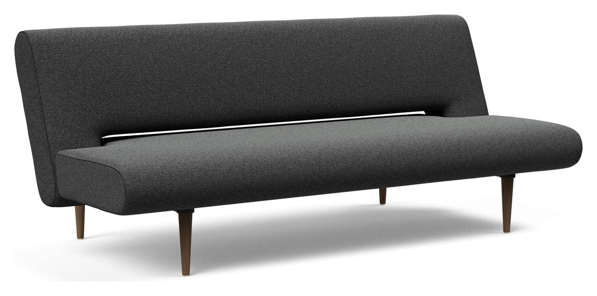 Unfurl Sovesofa, Bouclé/Charcoal - Unoliving.com