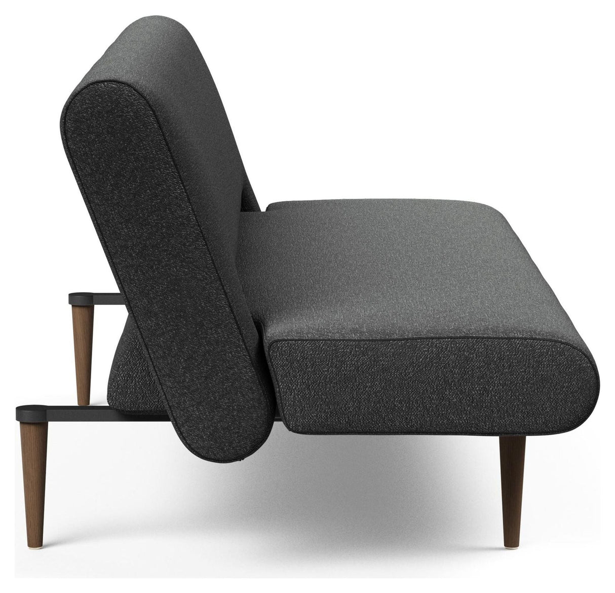Unfurl Sovesofa, Bouclé/Charcoal - Unoliving.com