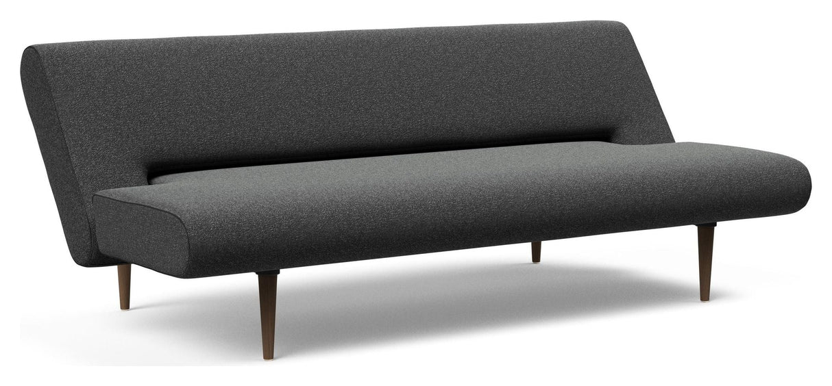 Unfurl Sovesofa, Bouclé/Charcoal - Unoliving.com