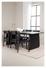 Vail Spisebord m. 6 Montros stole - Natur - Unoliving.com