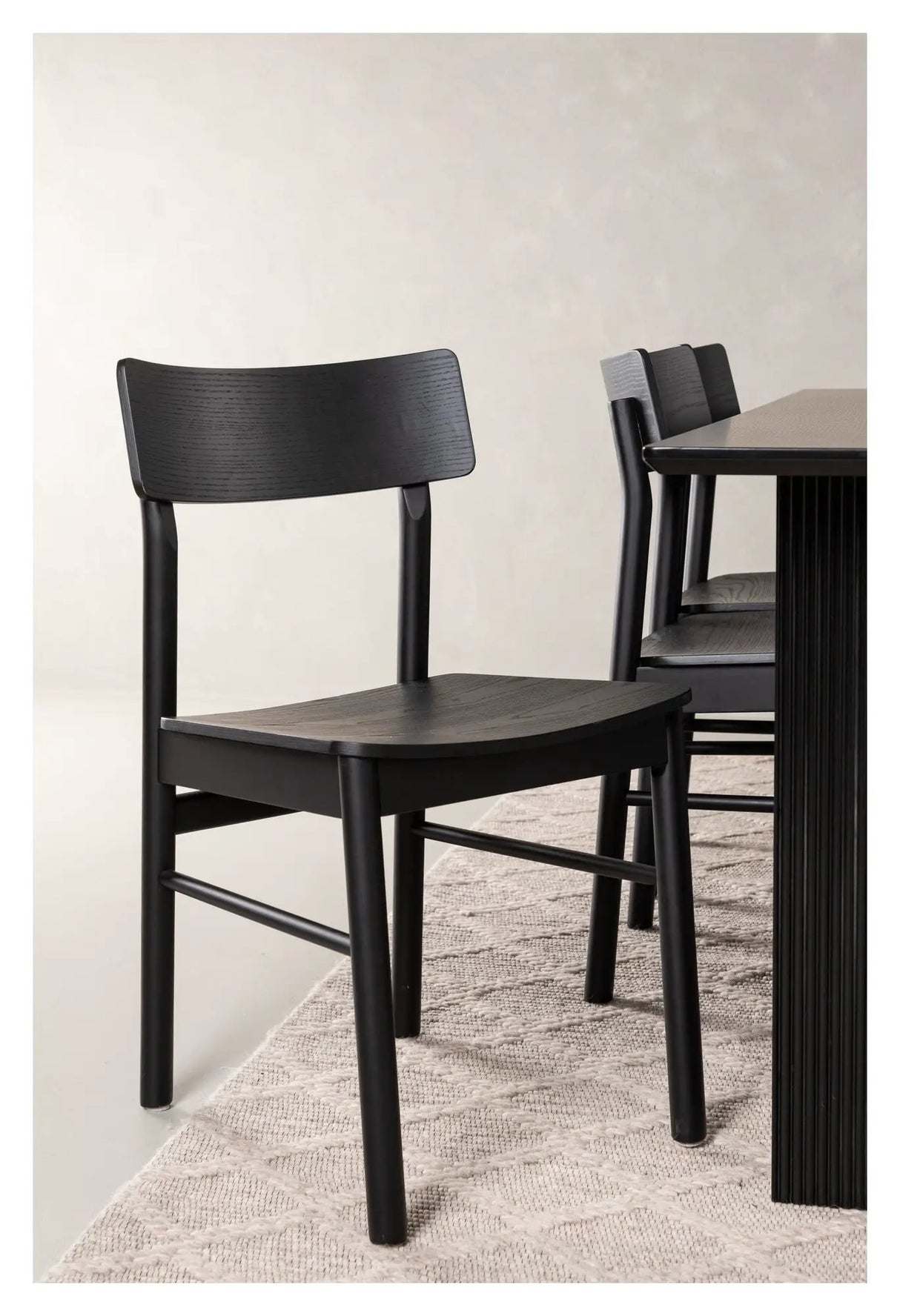 Vail Spisebord m. 6 Montros stole - Natur - Unoliving.com