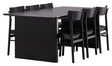 Vail Spisebord m. 6 Montros stole - Natur - Unoliving.com