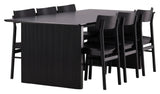 Vail Spisebord m. 6 Montros stole - Natur - Unoliving.com