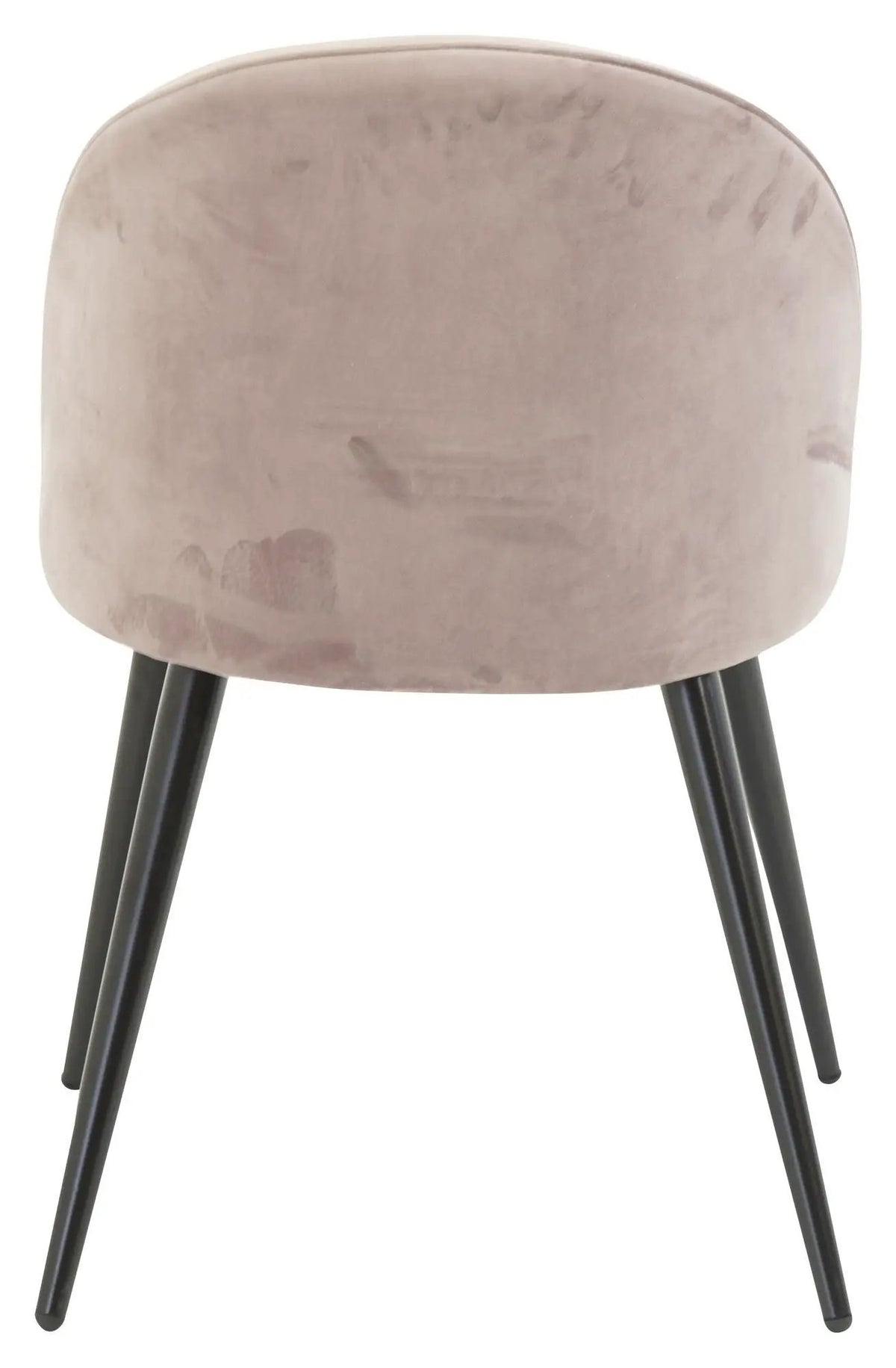 Velvet Spisebordsstol, Rosa Velour