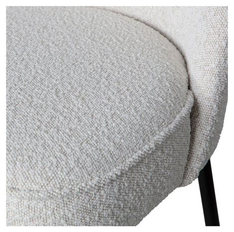 Vogue Bænk, Bouclé natur - Unoliving.com