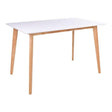 Vojens Spisebord i hvid og natur 70x120 - Unoliving.com