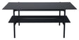 Von Staf Sofabord, Sort/Sort glas m. marmorlook - Unoliving.com
