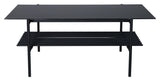 Von Staf Sofabord, Sort/Sort glas m. marmorlook - Unoliving.com