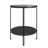 Wainwright Rund Bakkebord, Sort eg - Unoliving.com