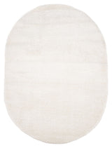 Walter Tæppe 230x160, Ovalt, Hvid - Unoliving.com