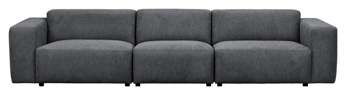 Willard, 4-pers. Sofa - mørk grå - Unoliving.com