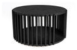 Woodman Drum Sofabord - Sort, Ø83 - Unoliving.com