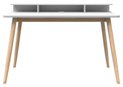 Woodman Farsta Skrivebord - Hvid - Unoliving.com