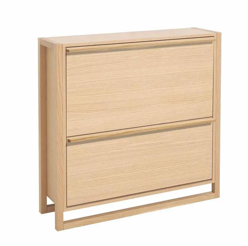Woodman NewEst Skoskab m. 2 låger - Lys træ