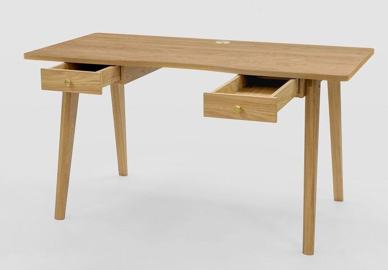 Woodman - Nice Skrivebord m/2 skuffer - Natur