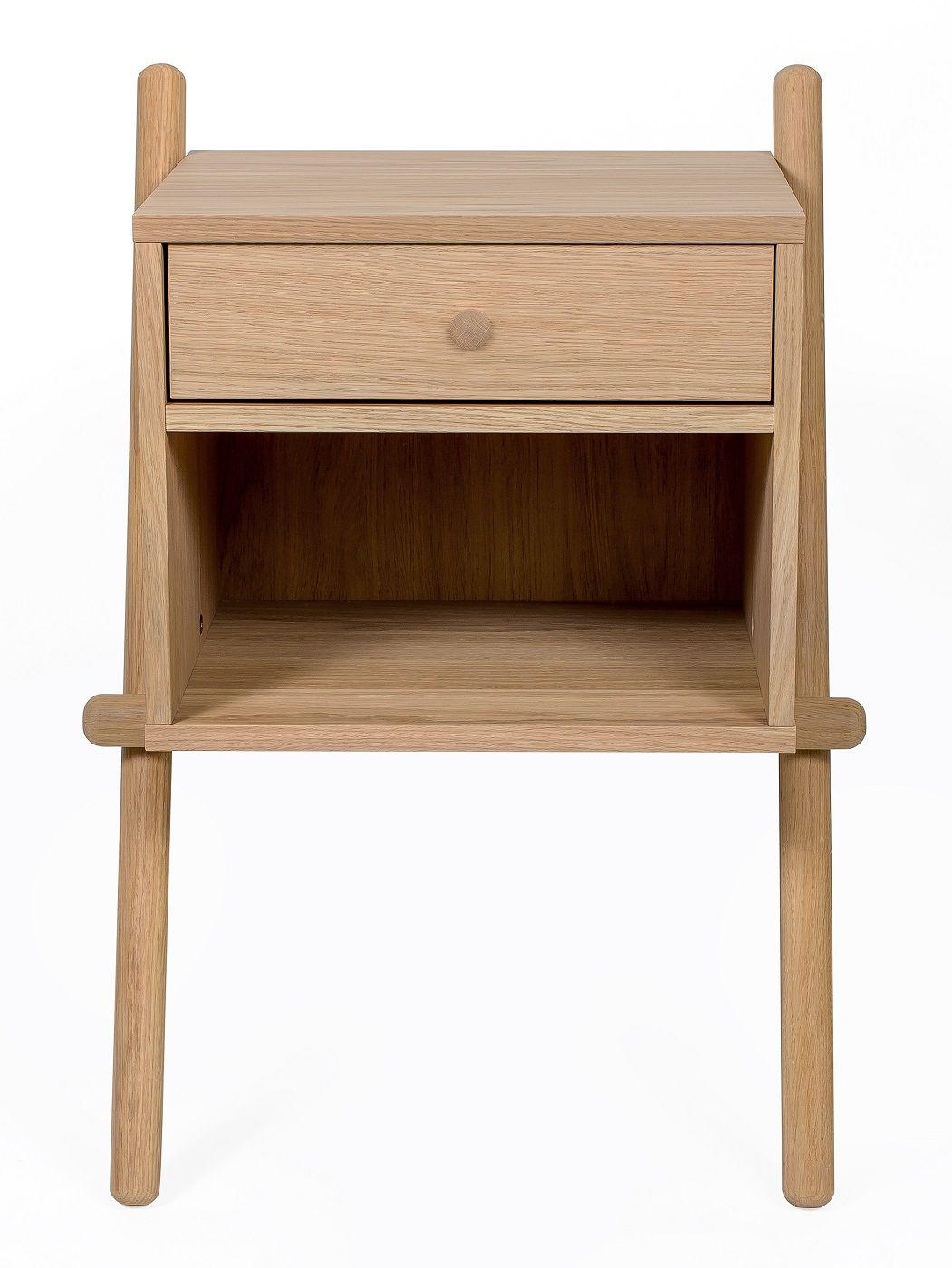 Woodman - Wiru Sengebord m. skuffe - Natur - Unoliving.com