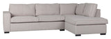 Woood Hajo Sofa m. højrevendt chaiselong, Natur Bouclé - Unoliving.com