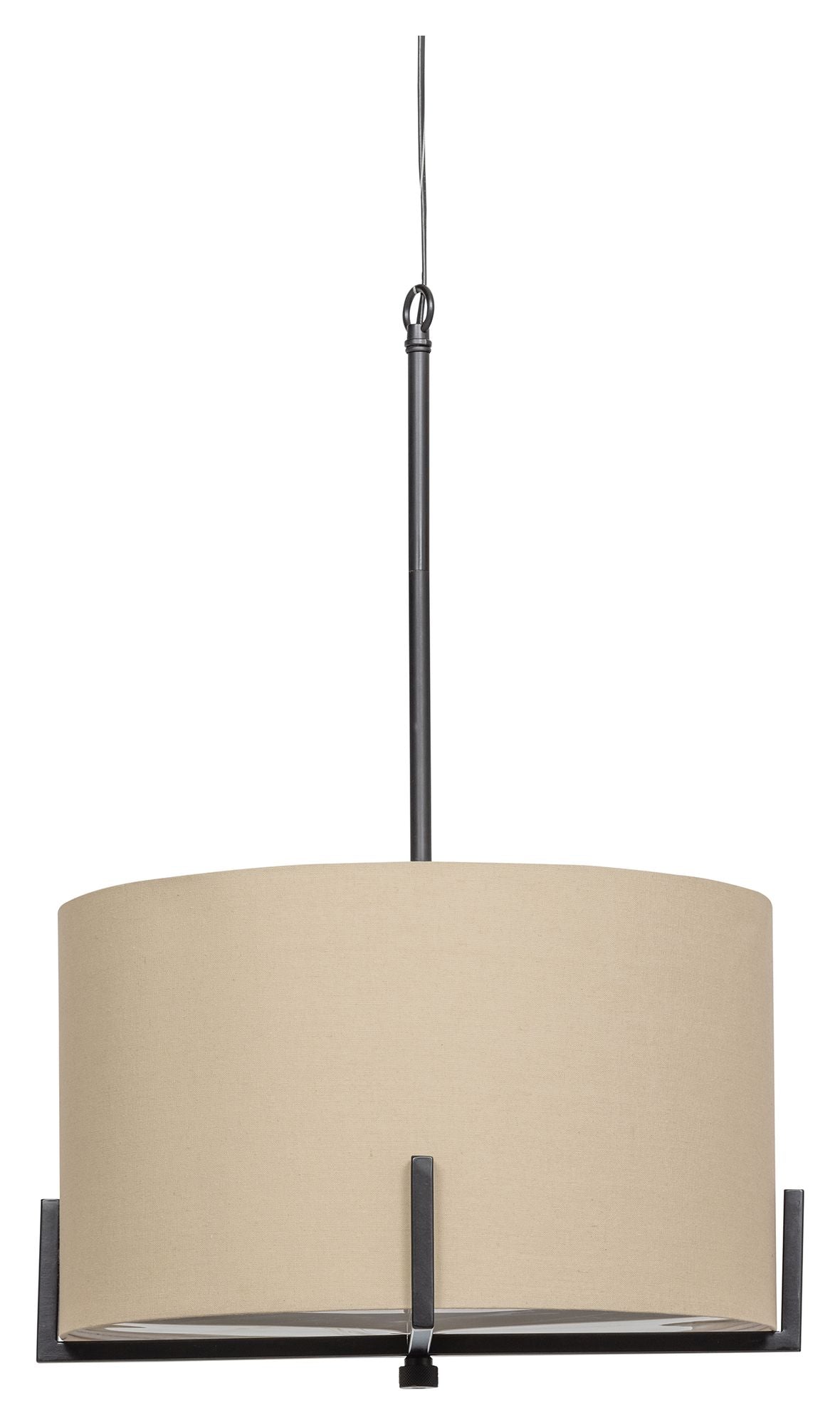 Woood Holly Loftlampe, Sort/natur - Unoliving.com