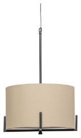 Woood Holly Loftlampe, Sort/natur - Unoliving.com