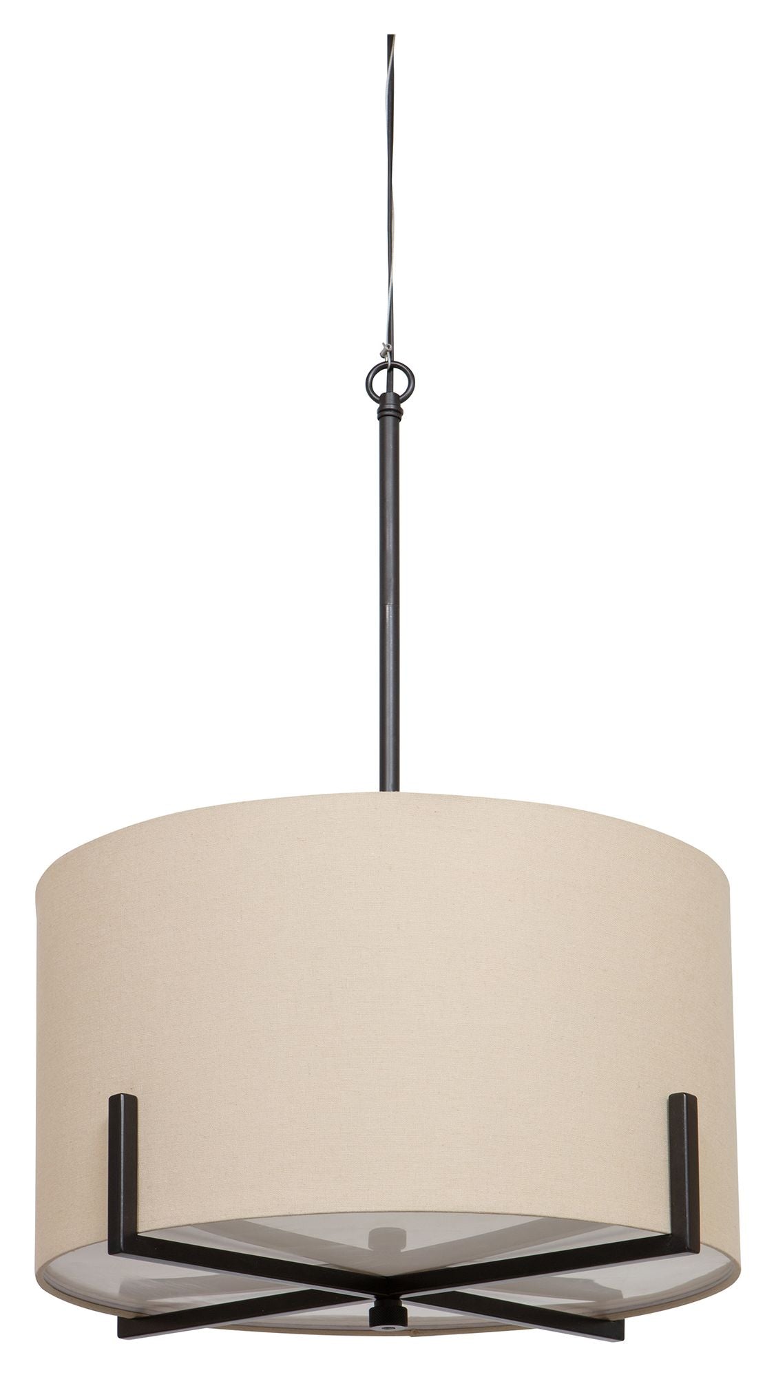 Woood Holly Loftlampe, Sort/natur - Unoliving.com