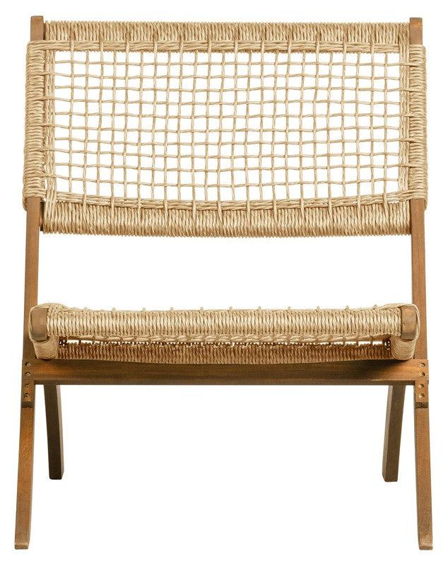Woood Lois Loungestol - Lys Eukalyptus/Flet - Unoliving.com